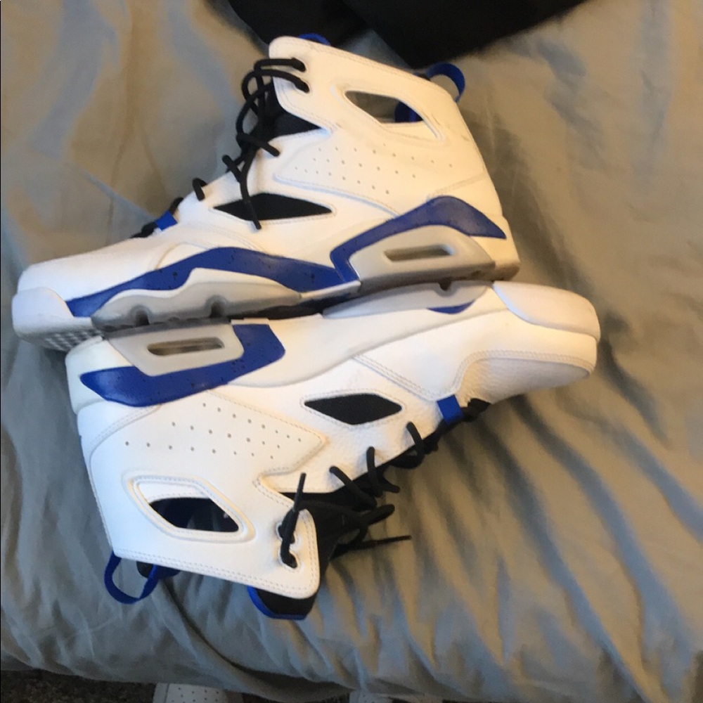 Jordan’s white and blue